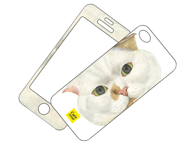 「ギズモビーズ」はネコのドアップがプリントされたオリジナルiPhoneケースを出品