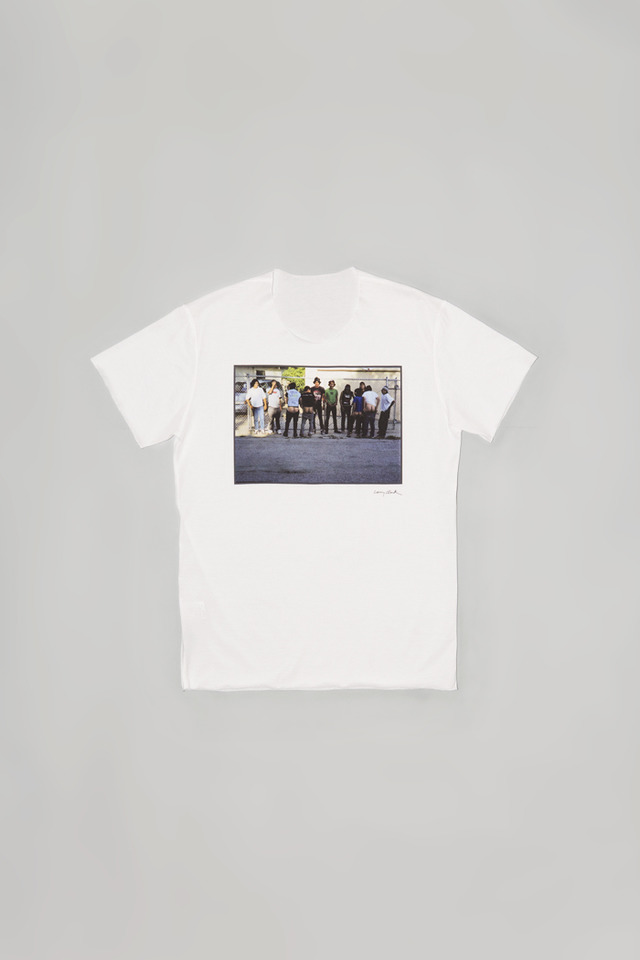 「ルシアンペラフィネ」と写真家ラリー・クラークのコラボTシャツ