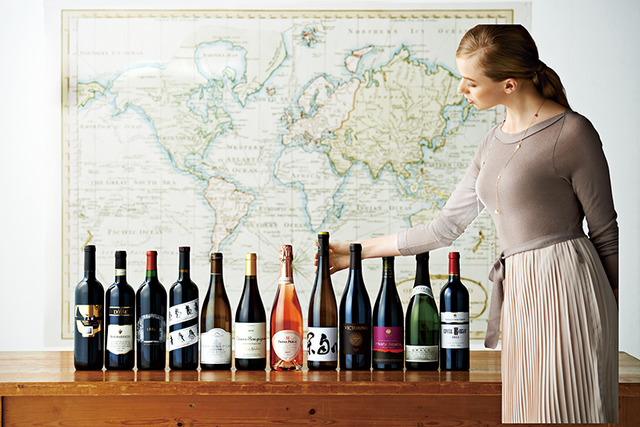 「世界を旅するワイン展」のイメージビジュアル