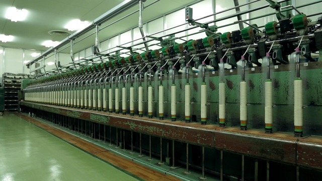 大麻の紡績工場が少ないため、大麻糸作りは紡績工場にとってもはじめての経験だった