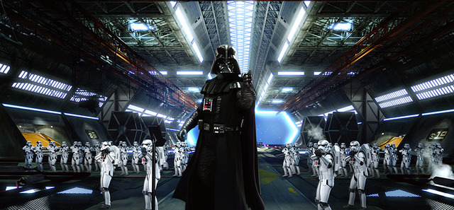 人気アトラクション「スター・ツアーズ：アドベンチャー・コンティニュー」／Star Wars (C) 2015 Lucasfilm Ltd.& TM