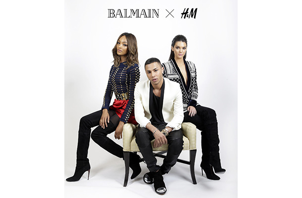 「H&M」が「バルマン」とのコラボレーションによるコレクションを発表