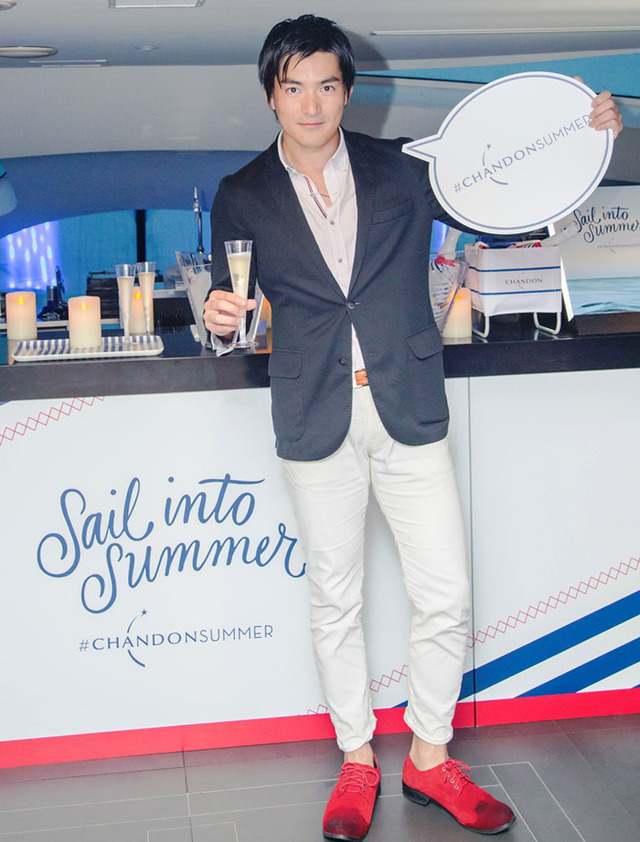 脇崎智史／「シャンドンサマークルーズ」オープニングパーティーイベント「CHANDON SUMMER CRUISE - PARTY ON THE BOAT ! 」開催