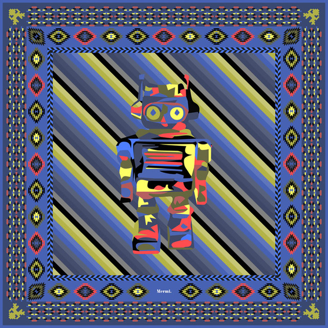 「ROBOT LUREX21スカーフ」（3万4,000円）　