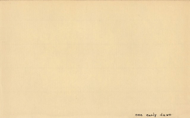 オノ・ヨーコ《見えない花》1952年、インク・パステル/紙、個人蔵