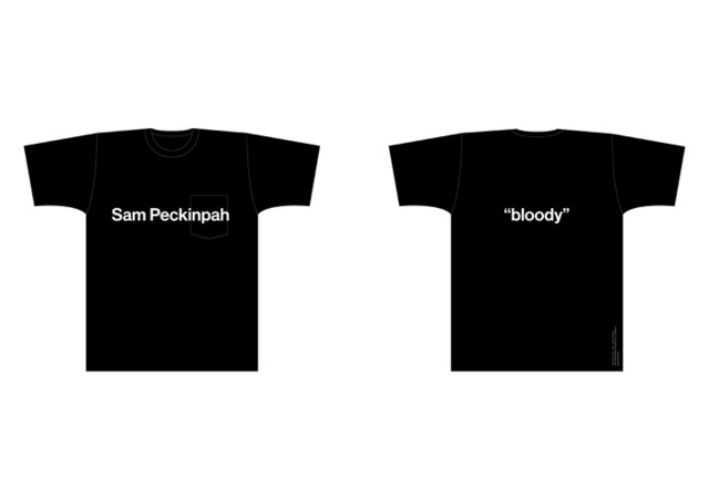 映画の公開を記念して、サム・パキンパーを敬愛するタカヒロミヤシタザソロイスト．によるTシャツが発売