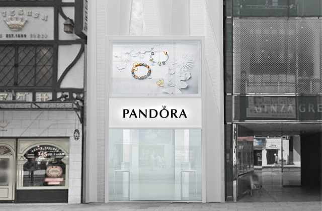 パンドラが日本初となる旗艦店を東京・銀座にオープン