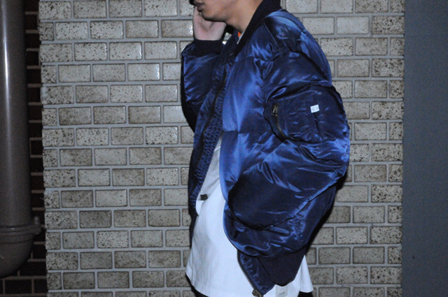 FACETASM ファセッタズム メンズ MA-1 ジャケット ネイビー 00