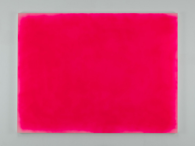 李禹煥《風景III》1968/2015年 キャンバスにスプレーペイント 218.2 x 291cm協力：SCAI THE BATHHOUSE