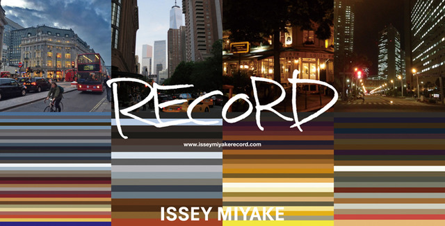 イッセイミヤケがアジア、ヨーロッパ、アメリカの12店舗で“RECORD”をテーマにしたホリデープロモーションを実施