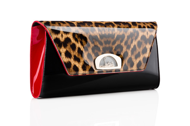 VERO DODAT CLUTCH　PATENT LEOPARD VERSION BROWN 16万9,000円 ※阪急うめだ本店限定／クリスチャン ルブタン