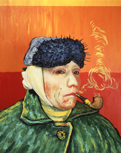 森村泰昌《肖像（ヴァン・ゴッホ）》1985年、高松市美術館蔵