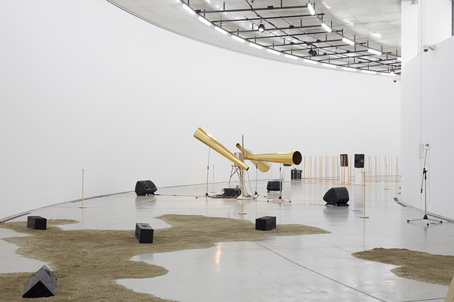 Shuta HasunumaInstallation view of “compositions: space, time and architecture” at Aomori Contemporary Art Centre, 2015