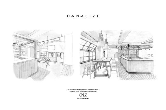 クリエイティブチームセルフと瀧定大阪が手掛ける新プロジェクト「キャナライズ（canalize）」のコンセプトストアがオープン
