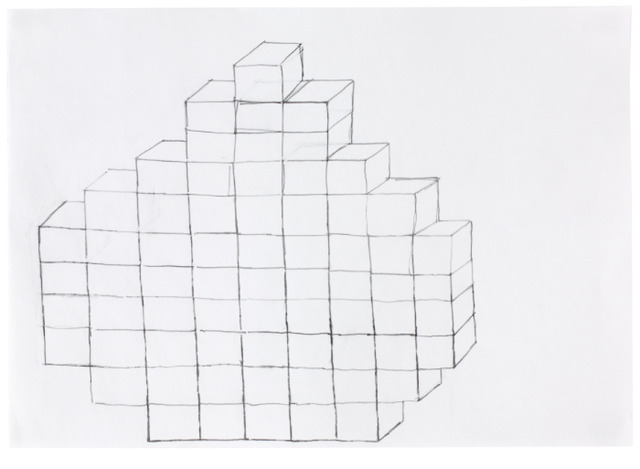 Untitled 2014 pencil on paper 24.4 × 34 cm