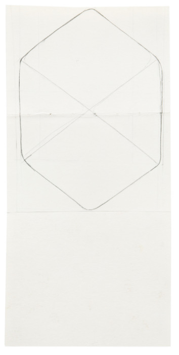 Untitled 2012/ 2013 pencil on paper 29 × 13.9 cm