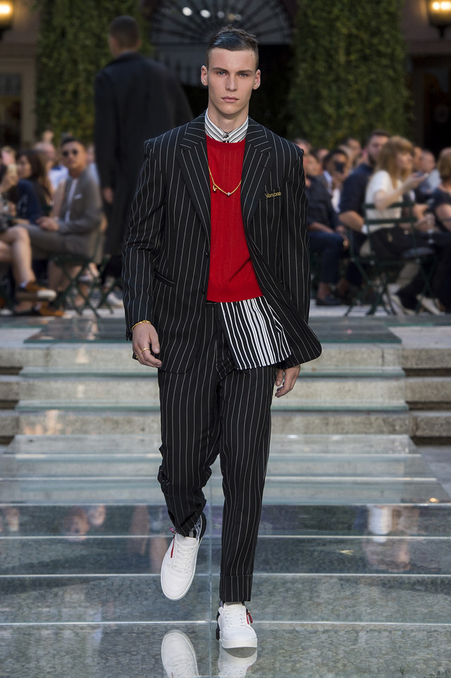 ルック ヴェルサーチ18春夏メンズコレクション Photo 18 52 Fashion Headline