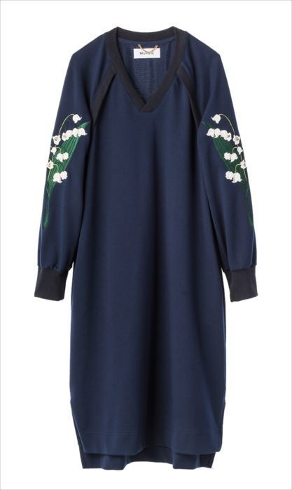 ミュベール10周年記念の「MUGUET～スズラン」をモチーフにしたカプセルコレクション DRESS（3万6,000円）