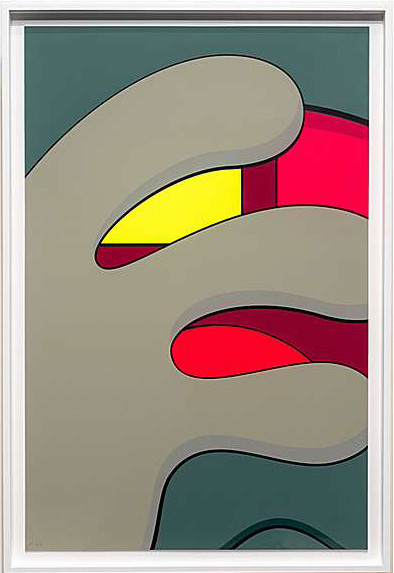 「Ups and Downs」 2013年 Screenprint 99.5x67cm