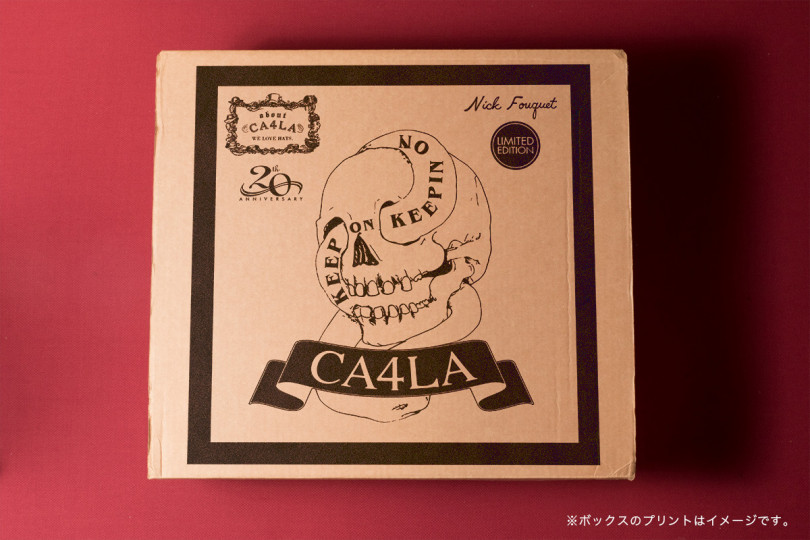 「NICK FOUQUET FOR CA4LA 20TH ANNIVERSARY」スペシャルエディションのハットボックス