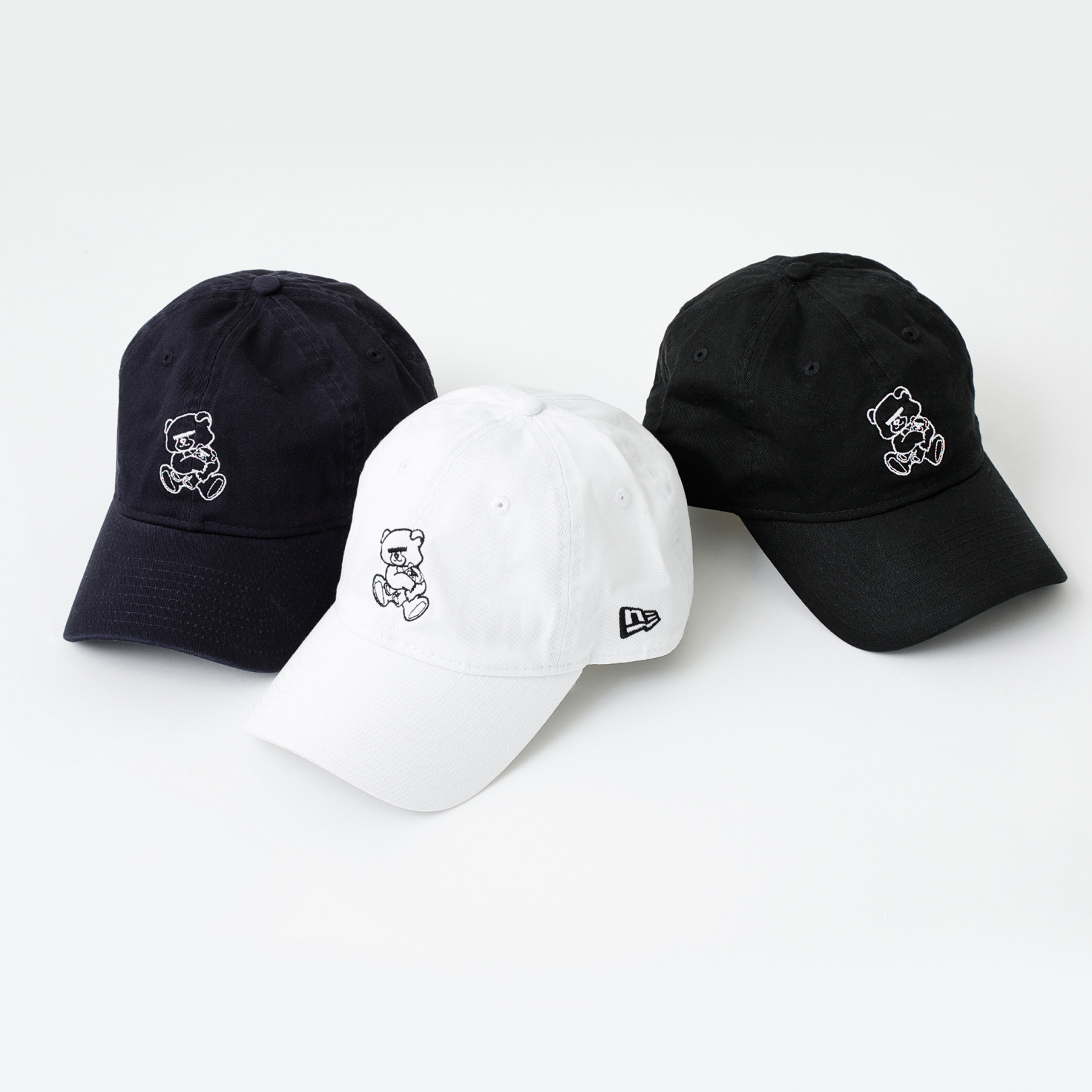 UNDERCOVER x NEW ERA®「9TWENTY™/White,Navy,Black」（8,000円）