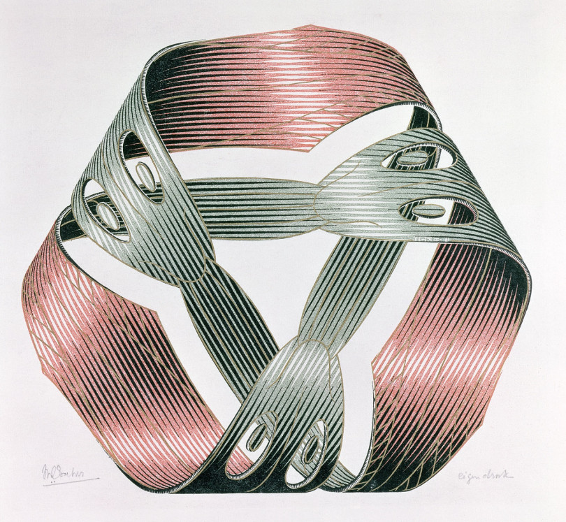 《メビウスの輪》 1961年 All M.C. Escher works