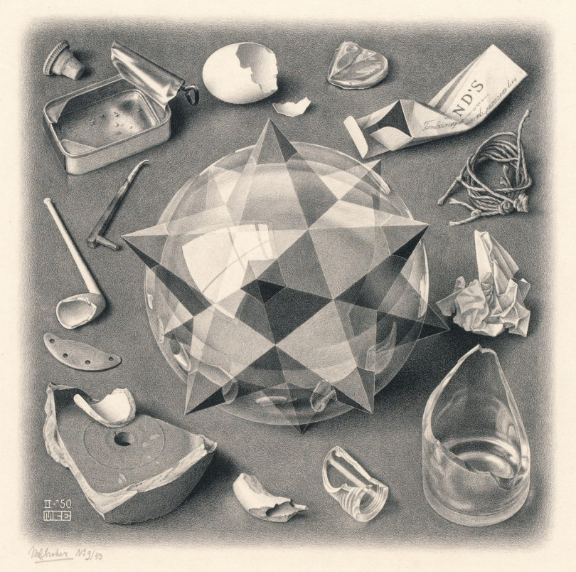 《対照》 1950年  All M.C. Escher works