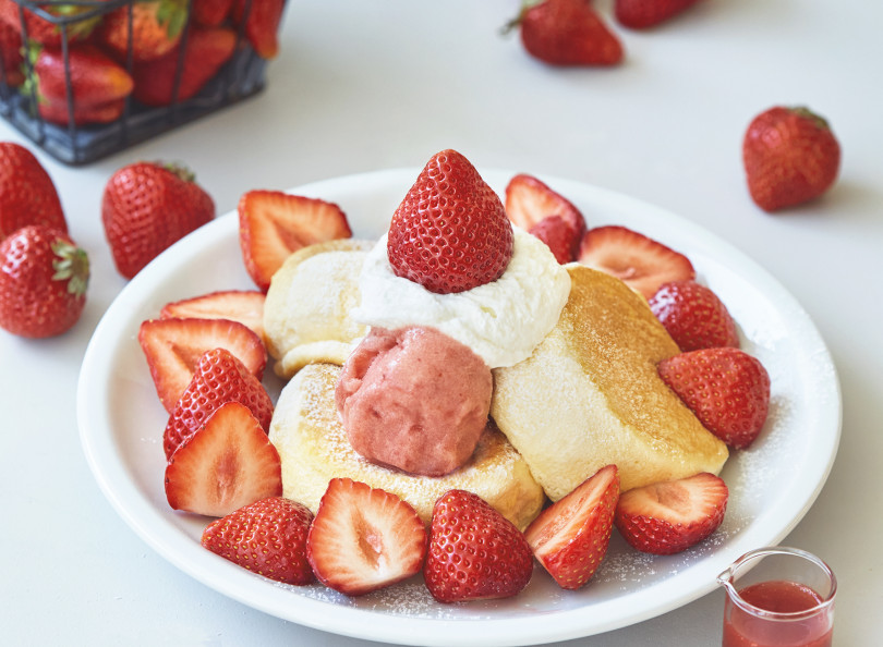 奇跡のパンケーキ あまおうづくし（1,600円）