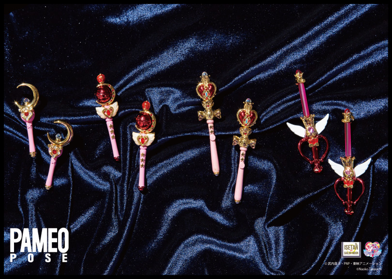 PAMEO POSE「Moon  Stick  Pierce」「Cutie  Moon  Rod  Pierce」「Spiral  Heart  Moon  Rod  Pierce」「Kaleido  Moon  Scope  Pierce」（各21,000円）イヤリング展開あり