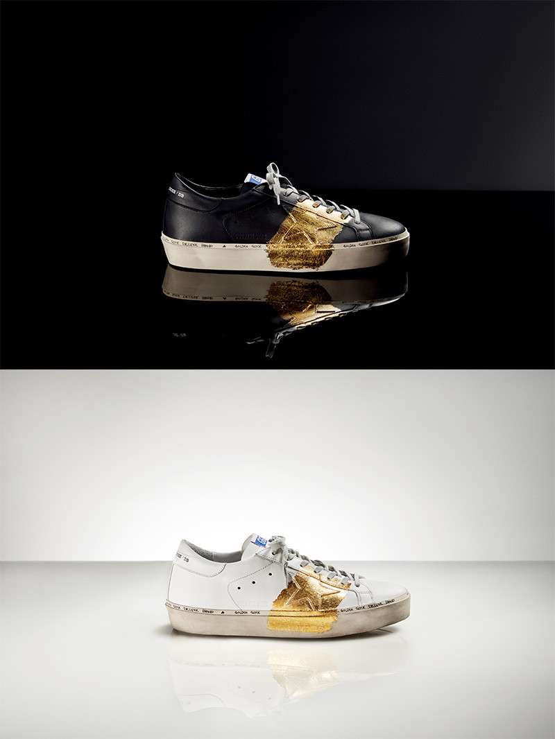 GGDB releases limited edition 24k gold laminated sneakers, while