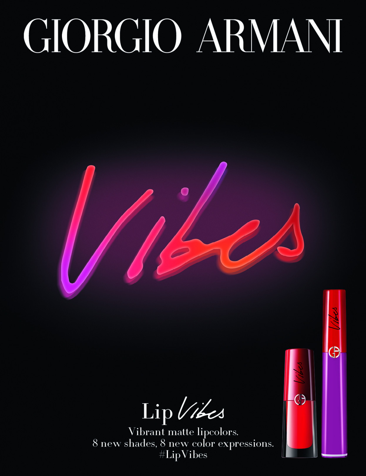ジョルジオ アルマーニ ビューティから新リップコレクション「リップ ヴァイブス（LIP VIBES）」が誕生