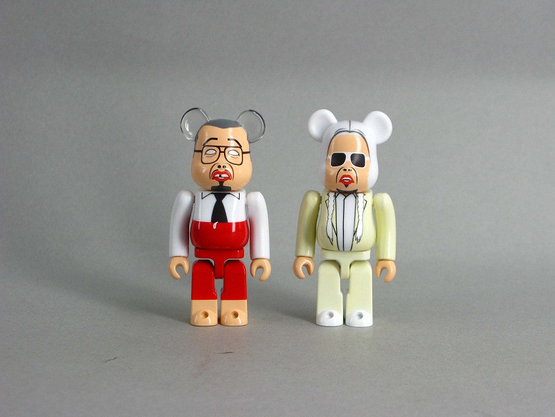 ベンジャミンボーナス BE@RBRICK 野性爆弾くっきー フィギュア 野性爆弾くっきーのアクが強～いキャラ「バランスおじさん」と