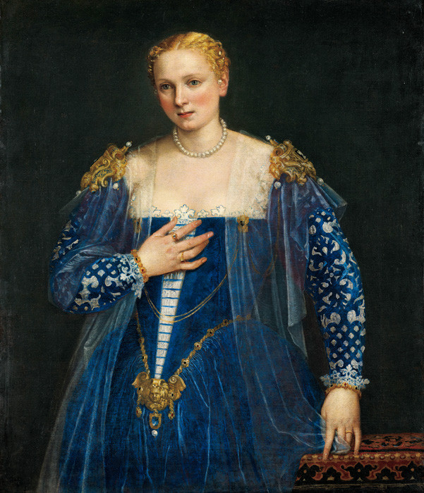 ヴェロネーゼ（本名パオロ・カリアーリ）《女性の肖像》、通称《美しきナーニ》1560年頃