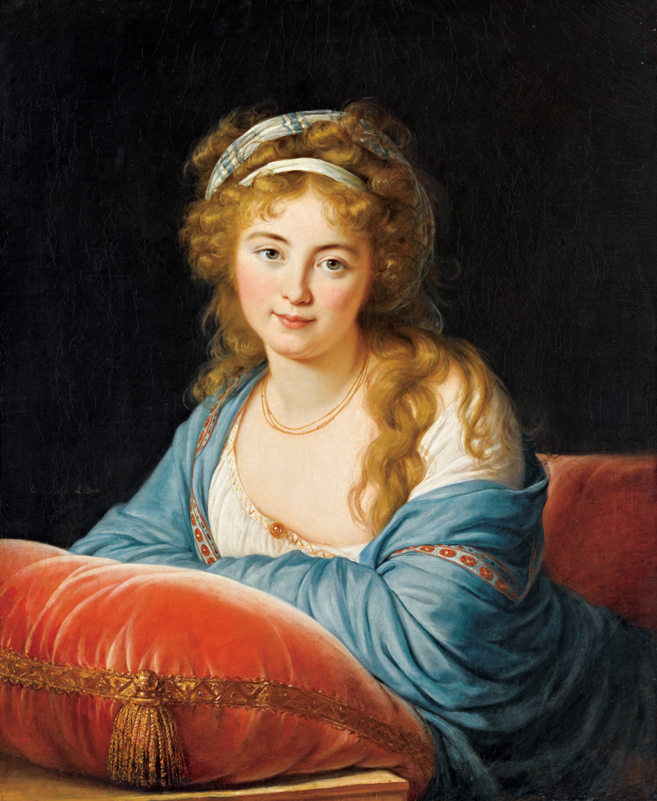 エリザベート・ルイーズ・ヴィジェ・ル・ブラン《エカチェリーナ・ヴァシリエヴナ・スカヴロンスキー伯爵夫人の肖像》1796年