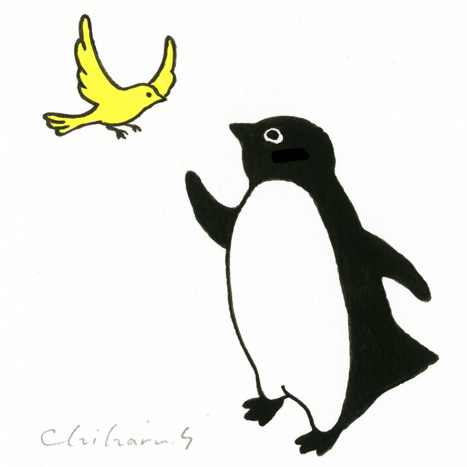 Suicaのペンギンでお馴染み 坂崎千春のペンギン原画100点が新宿伊勢丹に 新作も登場 Art Culture Fashion Headline