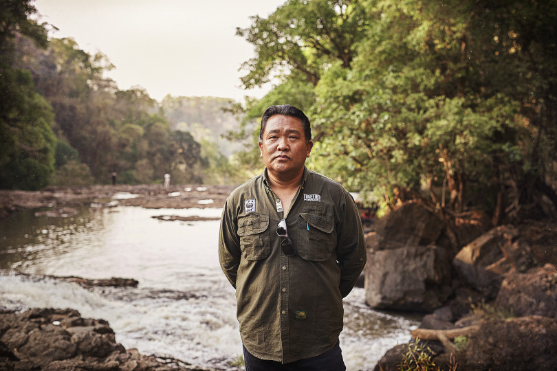 WWF Wildlife Specialist Phurba Lhendup in Cambodia