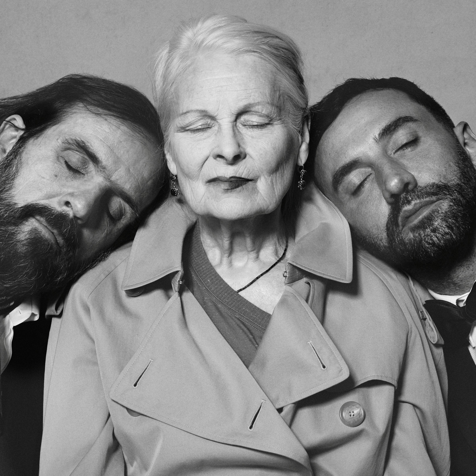 Portrait of Riccardo Tisci, Vivienne Westwood and Andreas Kronthaler