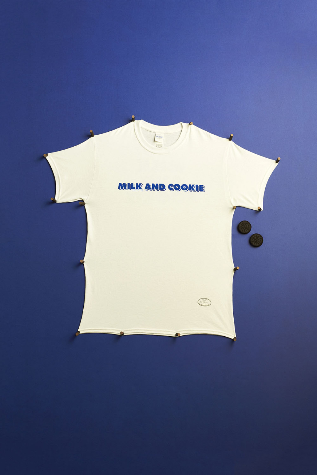 「MILK AND COOKIE Tシャツ 」（税込3,240円）※西武渋谷店オリジナル、限定50枚