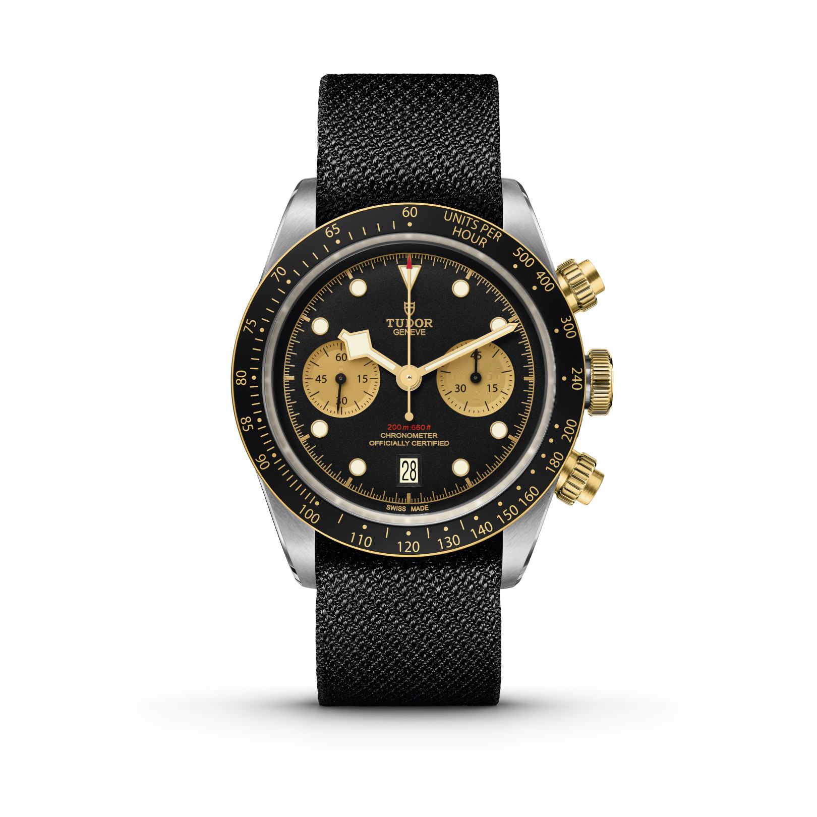 「ブラックベイ クロノ（BLACK BAY CHRONO）S&G」ファブリックストラップ （55万2,315円）※予価