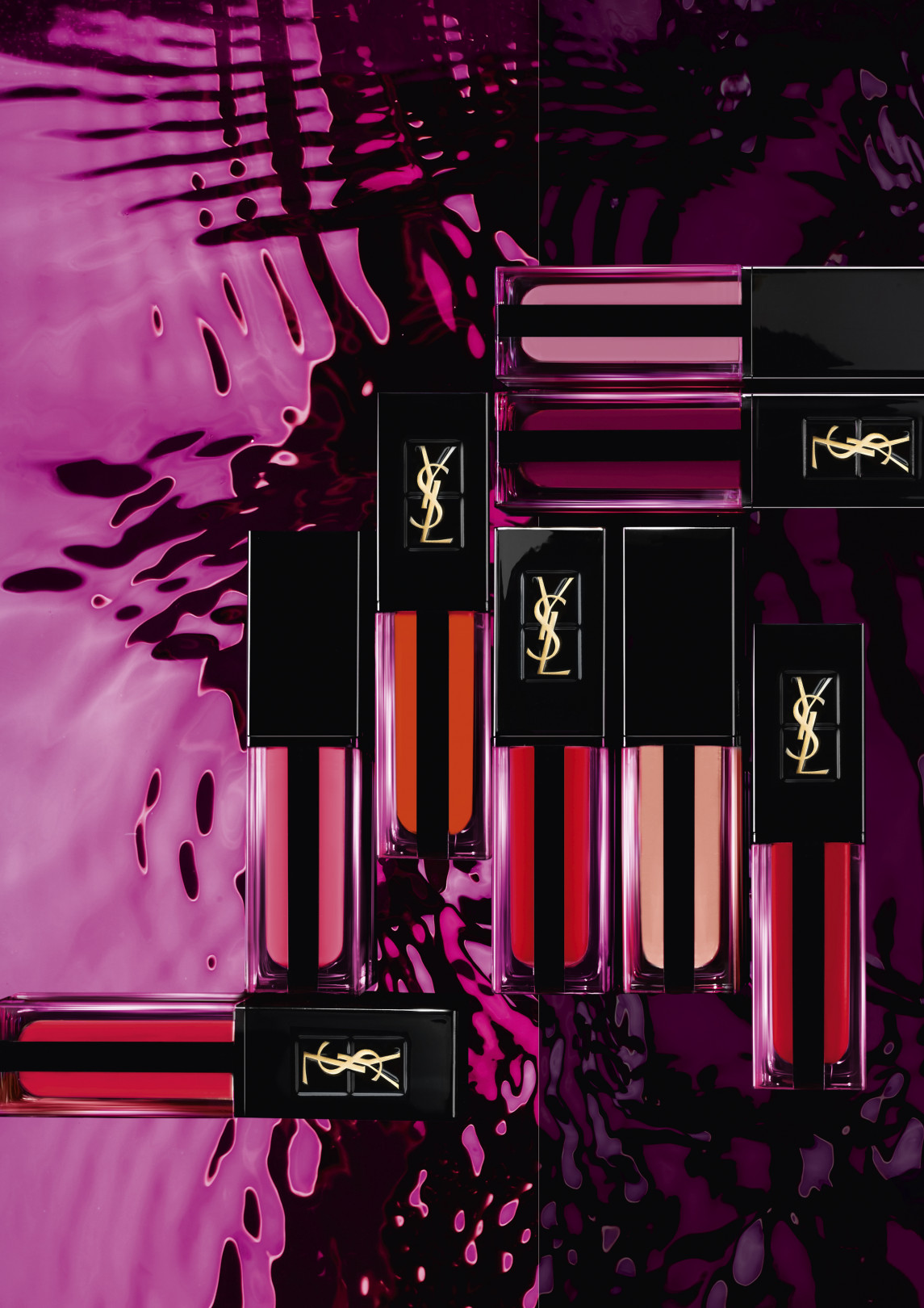 イヴ・サンローラン・ボーテ（Yves Saint Laurent Beauté）「ルージュ ピュールクチュール ヴェルニ ウォーターステイン」発売