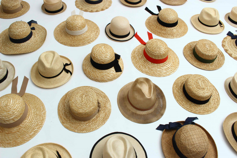 石田製帽が手掛ける ヴィンテージ素材のストローハットの販売会がパスザバトンで開催 Fashion Fashion Headline