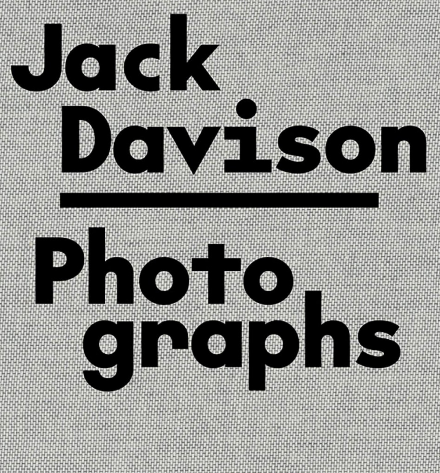 『Photographs』Jack Davison