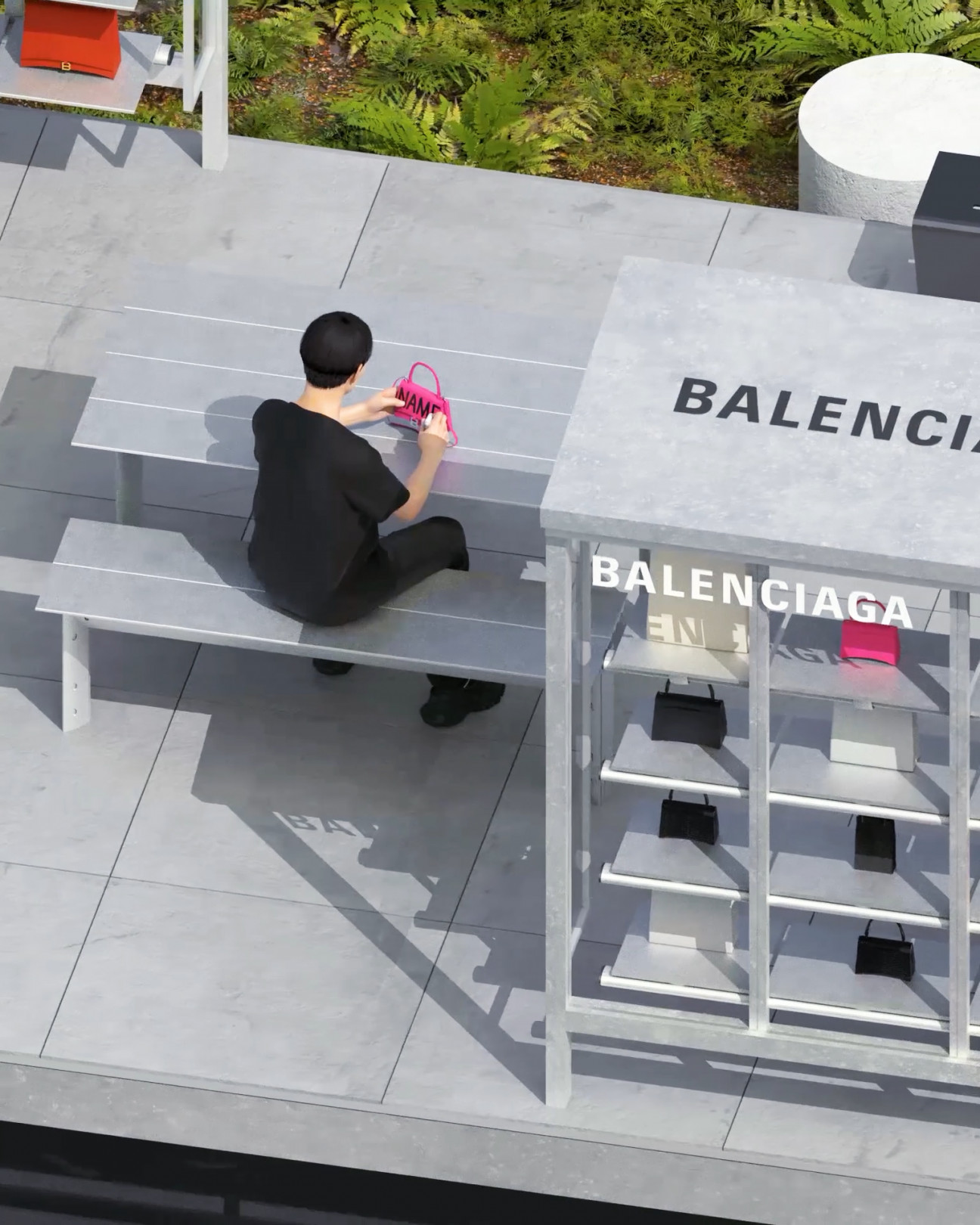「Balenciaga Ephemeral Handbag Shop」