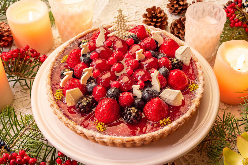 キル フェ ボンがクリスマスケーキの予約受付を開始 今年はフルーツたっぷりな2種のタルトがラインアップ Gourmet Fashion Headline