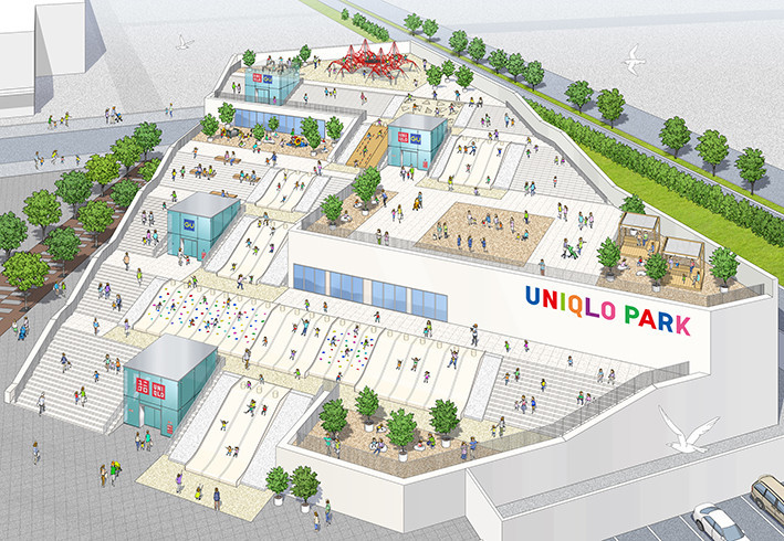 ユニクロとGU合同の“公園”店舗「UNIQLO PARK」が2020年春オープン、デザインは藤本壮介
