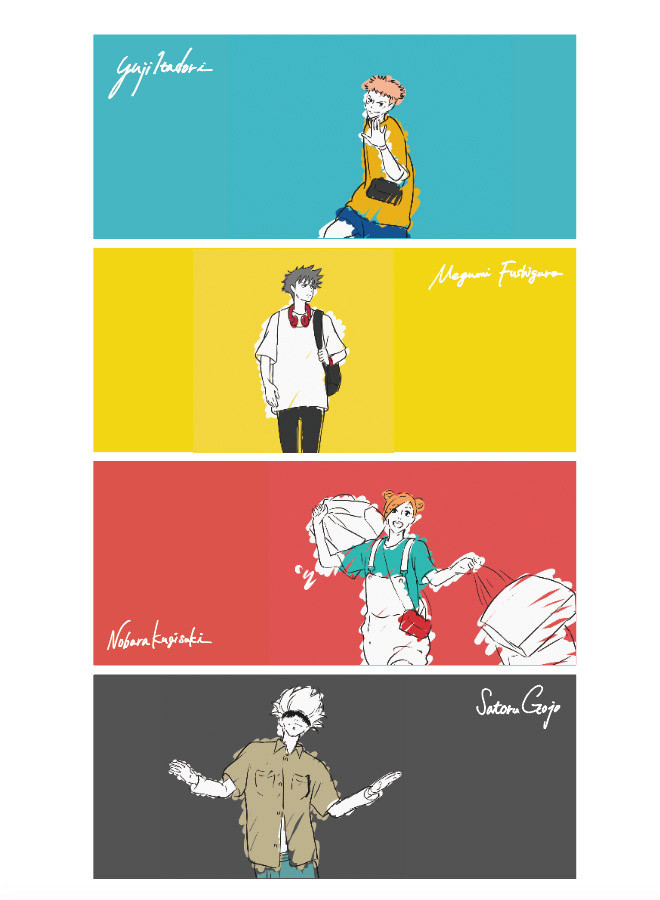 Tvアニメ 呪術廻戦 とゾゾタウンがコラボ Tシャツやパーカーなど全32型の限定アイテムを発売 Photo 14 28 Fashion Headline