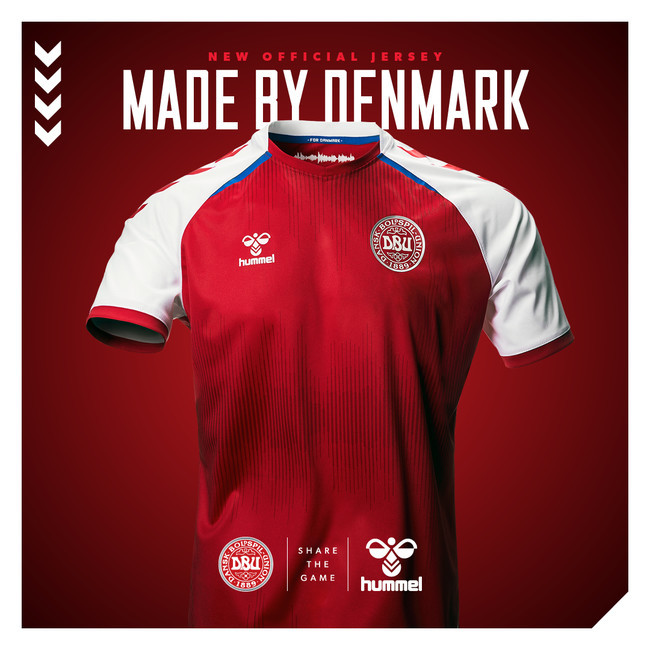 デンマーク代表が纏うヒュンメルのユニフォームはサポーターの声援を背負うデザインに | LIFE | HEADLINE