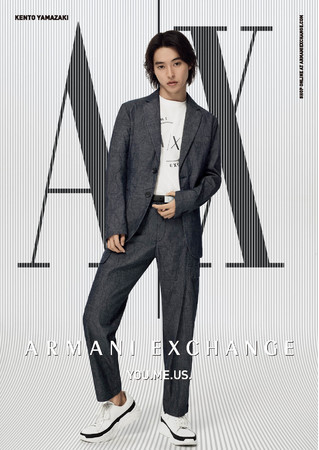 A Xアルマーニ エクスチェンジの最新コレクションを纏った山崎賢人 新ビジュアル第二弾を公開 Fashion Fashion Headline