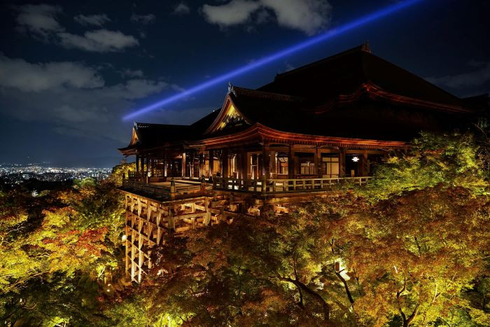 会場となった世界遺産である京都の「音羽山 清水寺」
