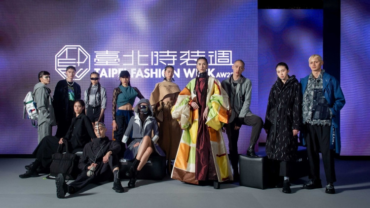 サステナブルファッショ開幕ショーに登場したブランド：C JEAN、TSUNG YU CHAN、Oqliq、UUIN、WEAVISM、DYCTEAM。